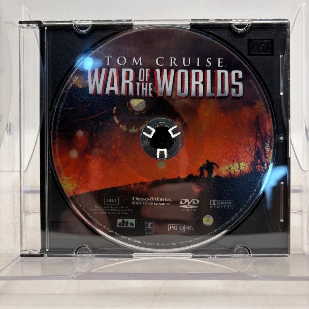 War of the Worlds DVD Tom Cruise 2005 Widescreen Steven Spielberg Sci-Fi Movie